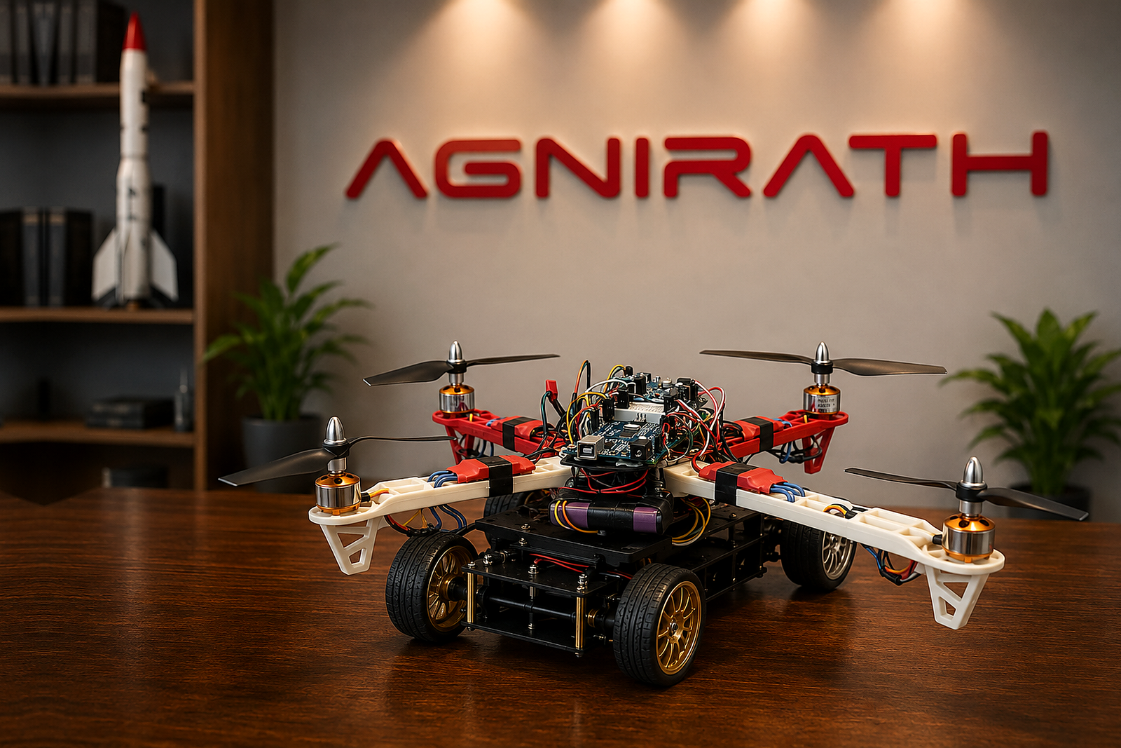 JATAYU Drone Rover Hybrid Robotic Platform